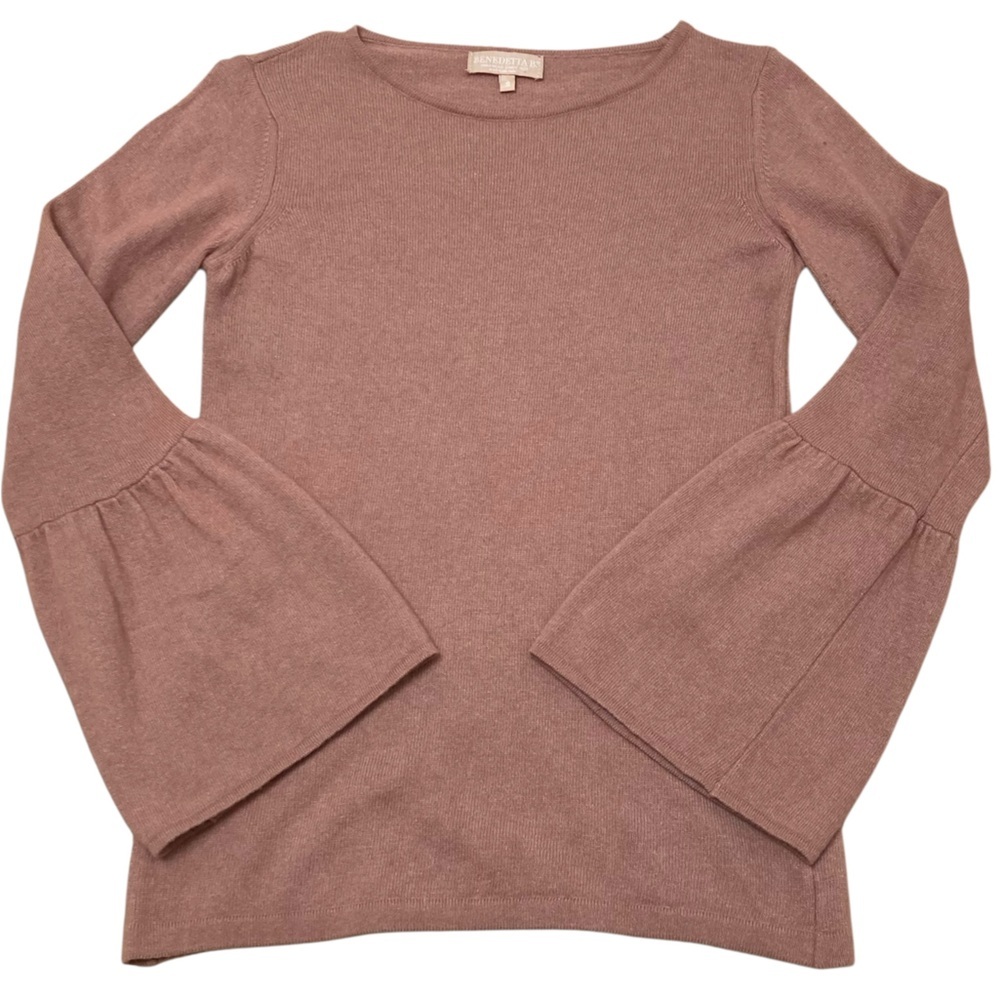 Benedetta B Merino Wool Cashmere Blend Sweater Bell Sleeve Italy Women’s Small